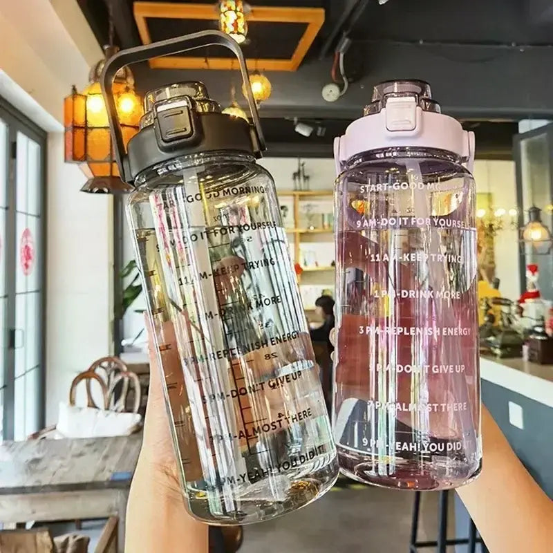 Portable Water Bottle Cup With Straw to Keep Hydrated