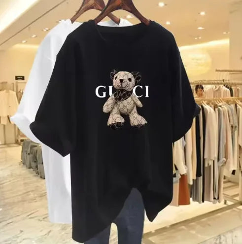 Women Style Guci's Bear Casual T-Shirt