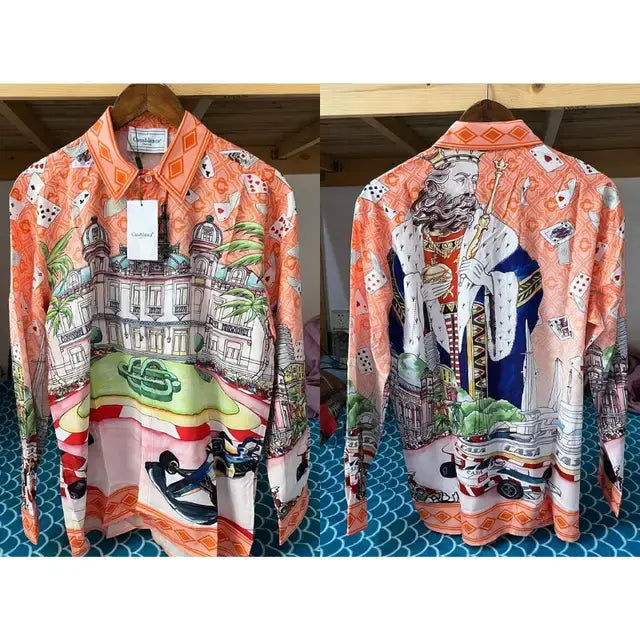 Hawaiian Shirt With Sulphen Sleeves