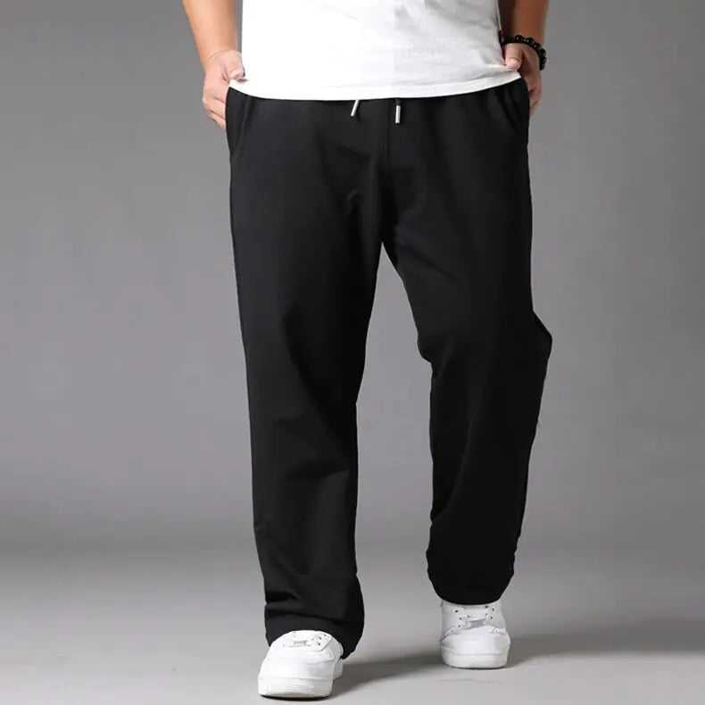 Oversized Men Black Casual Sweatpants