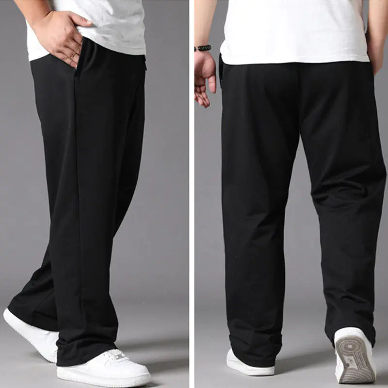 Oversized Men Black Casual Sweatpants