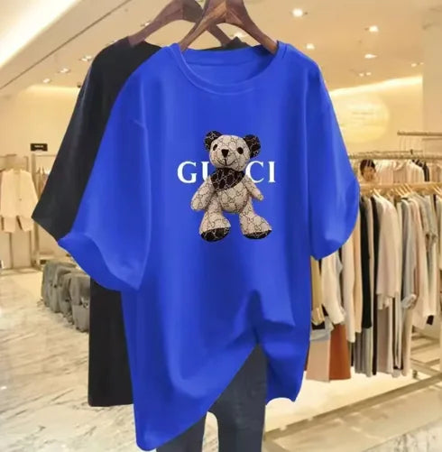 Women Style Guci's Bear Casual T-Shirt