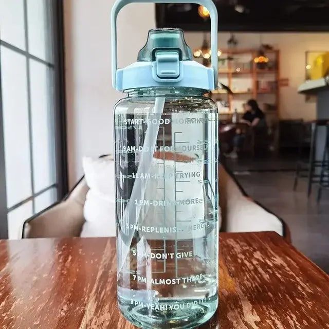 Portable Water Bottle Cup With Straw to Keep Hydrated