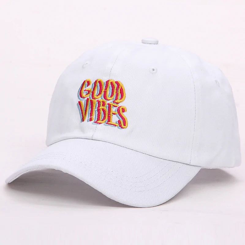 2017 New Men Women Good Vibes Dad Hat