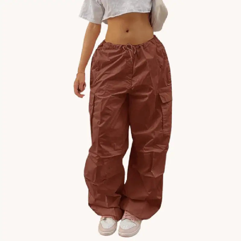 Cargo Parachute Pants For Women