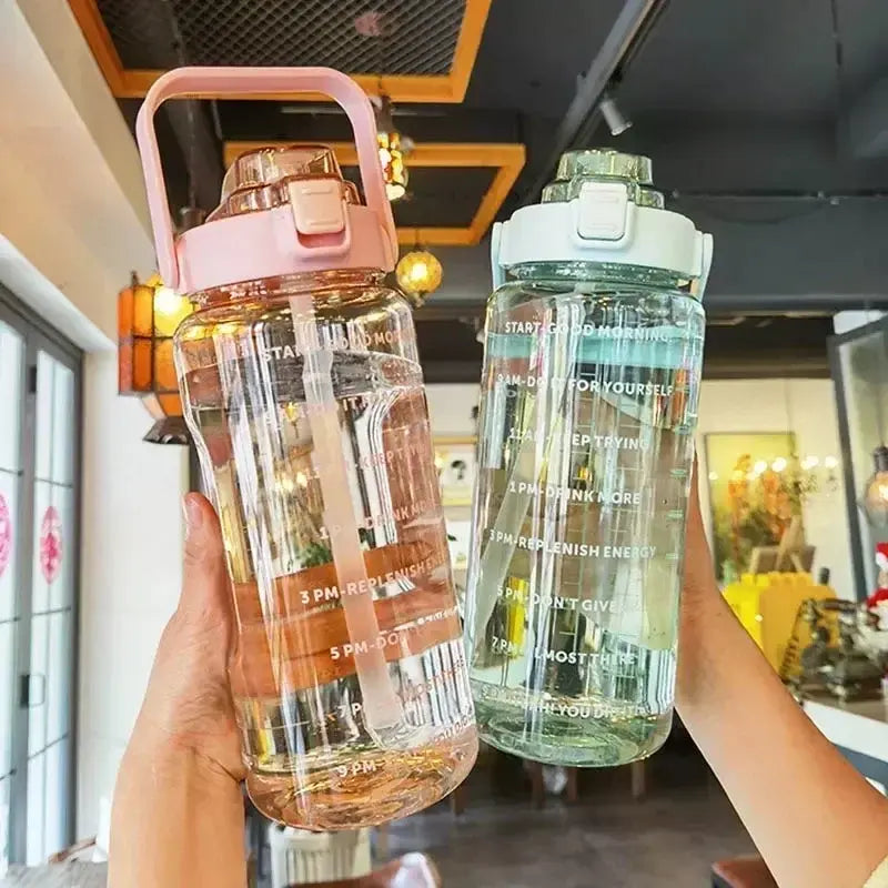 Portable Water Bottle Cup With Straw to Keep Hydrated