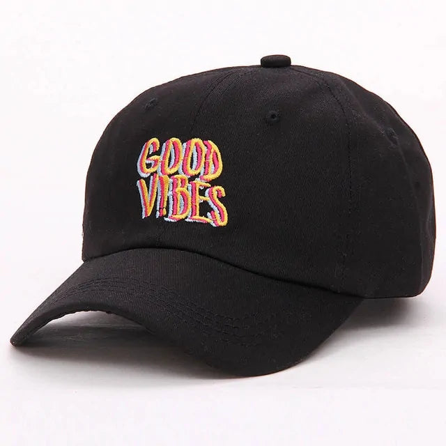 2017 New Men Women Good Vibes Dad Hat