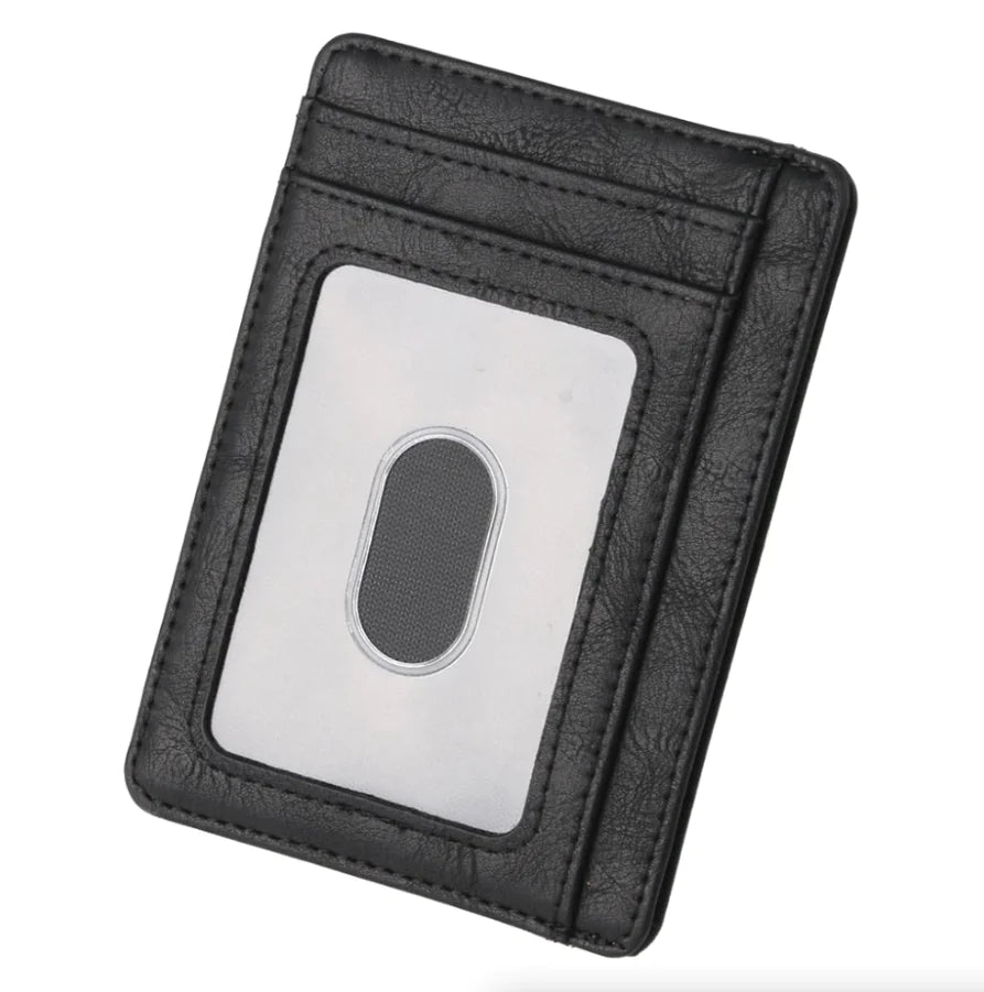 Mens Leather Slim Wallet Credit Card Holder RFID Blocking Pocket ID Money PU USA