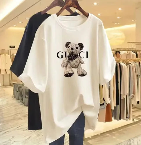 Women Style Guci's Bear Casual T-Shirt