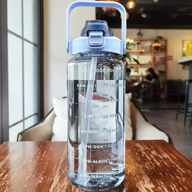 Portable Water Bottle Cup With Straw to Keep Hydrated