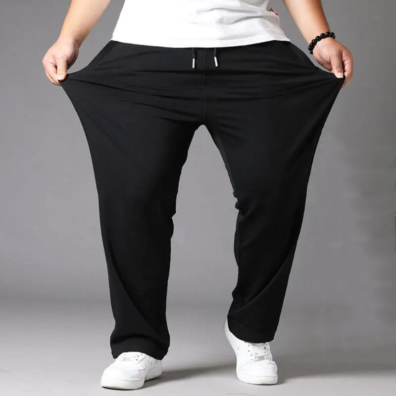 Oversized Men Black Casual Sweatpants