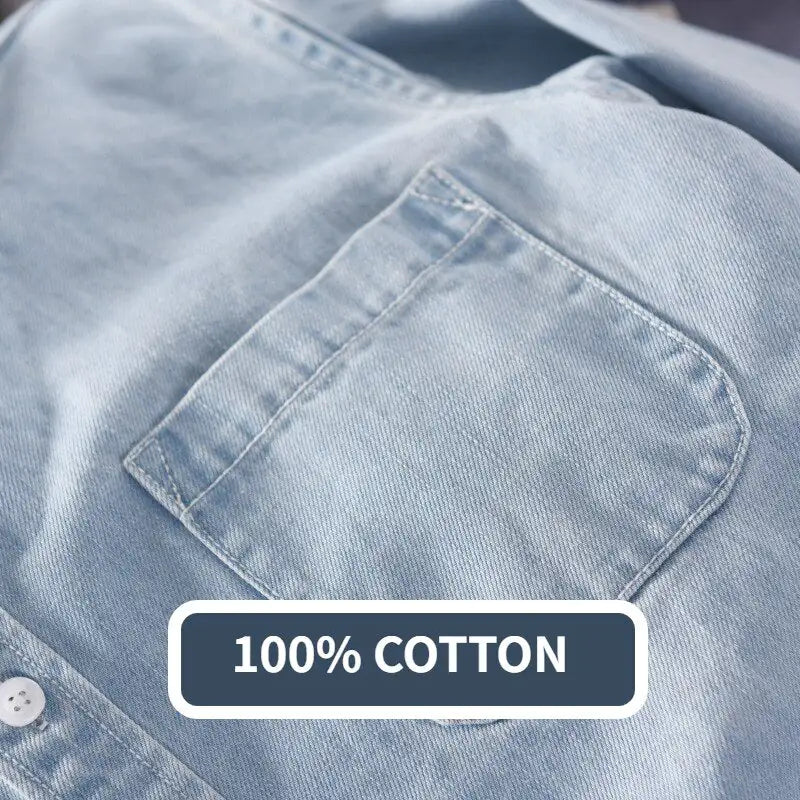 Cotton Denim Shirt