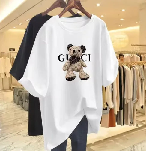 Women Style Guci's Bear Casual T-Shirt